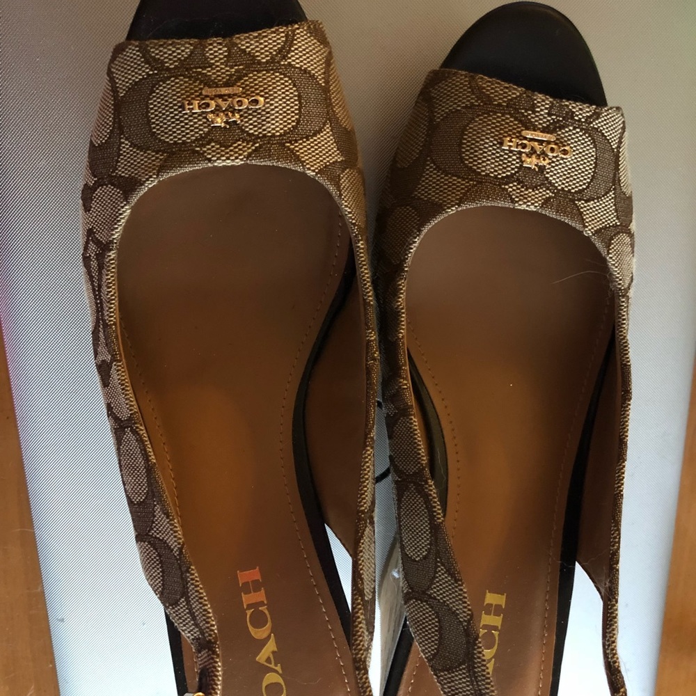 Brand New Coach Wedges size 9.5